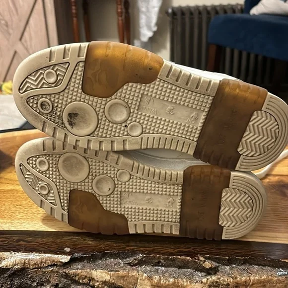 Off-white womens out of office, low trainers, in white/beige size 39 (8.5) - Picture 5 of 9